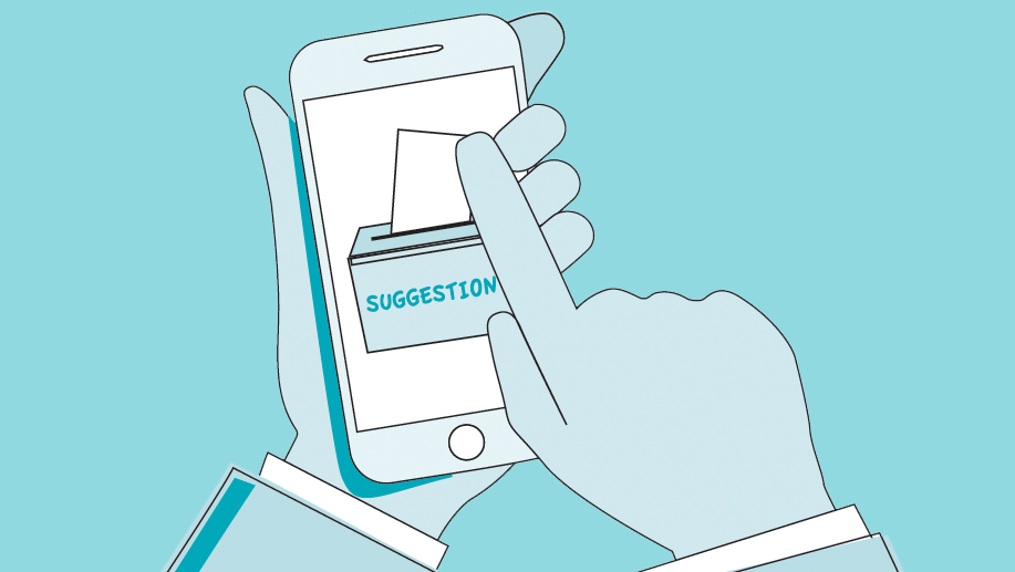 Suggestion Open Here’s an idea: it's time to ditch the traditional suggestion box IOIC ...