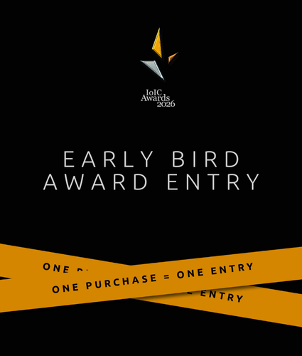 early bird award entry for IoIC awards 2026