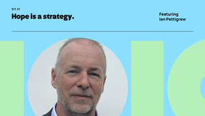 Podcast graphic promoting Hope is a strategy with Ian Pettigrew