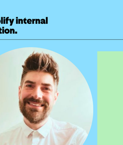 Podcast graphic for S16 E4 featuring Chris Lovett on how to simplify internal communication