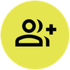 Teams icon on yellow background