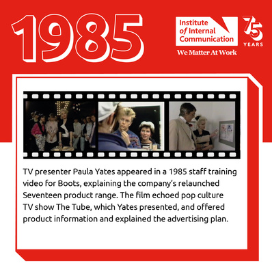 75th IC timeline posts IOIC, The Institute of Internal Communication