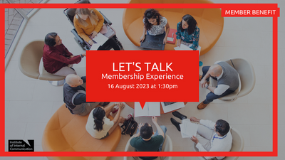 Let's Talk: Membership experience IoIC, The Institute of Internal ...