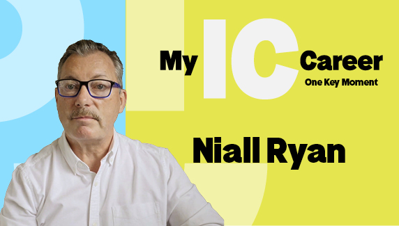 A profile photo of Niall Ryan about his IC Career moment.