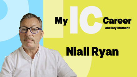 A profile photo of Niall Ryan about his IC Career moment.