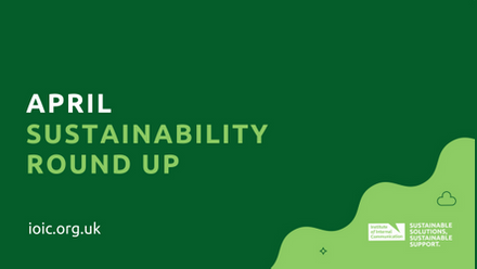 April sustainability news round up